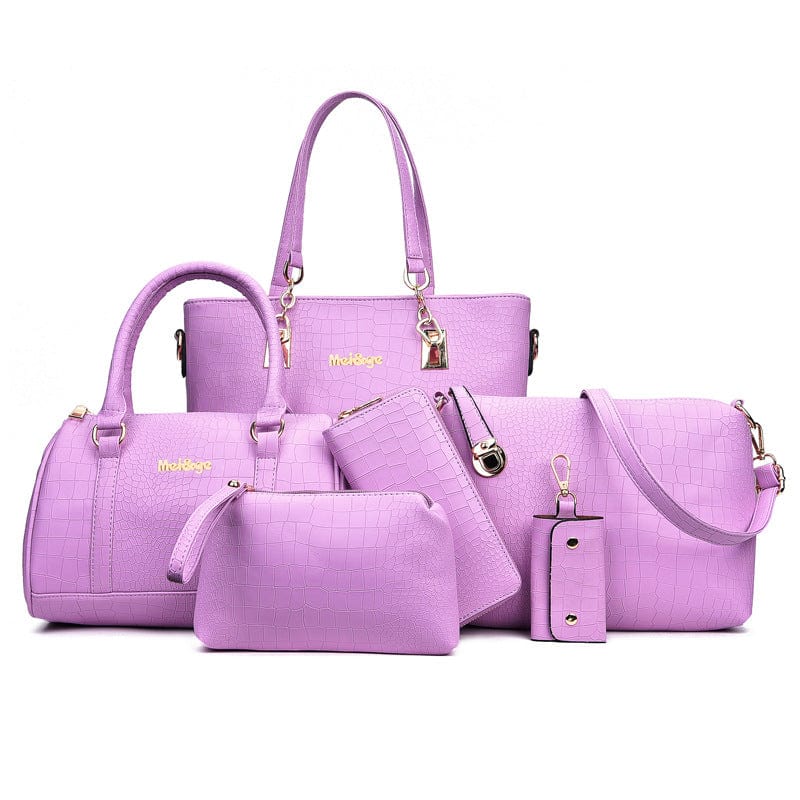 Luxury Brand Composite Bags 6 Piece Set Ladies Handbag And Purse Shoulder Tote Bags For Women Bags Set Handbags