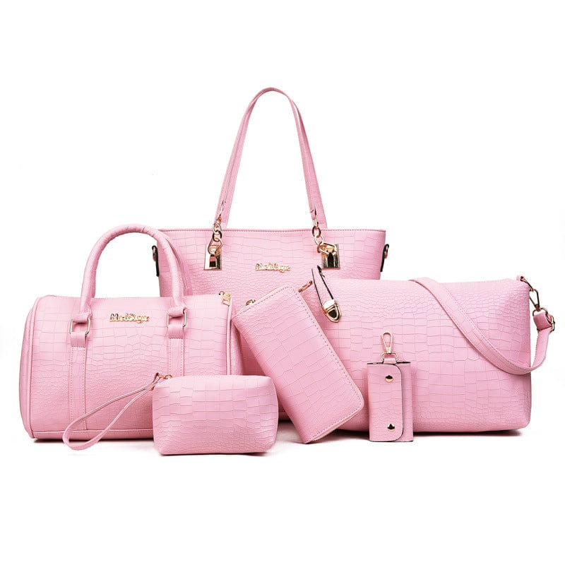 Luxury Brand Composite Bags 6 Piece Set Ladies Handbag And Purse Shoulder Tote Bags For Women Bags Set Handbags