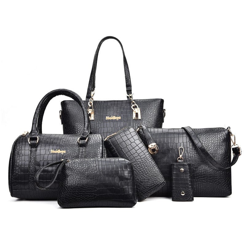 Luxury Brand Composite Bags 6 Piece Set Ladies Handbag And Purse Shoulder Tote Bags For Women Bags Set Handbags