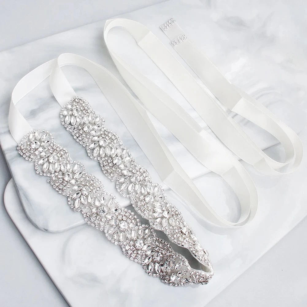 Luxury Classic Belts Ladies Waistband Floral Wedding Party Bride Waist Chain Women Rhinestone Bridal Belt