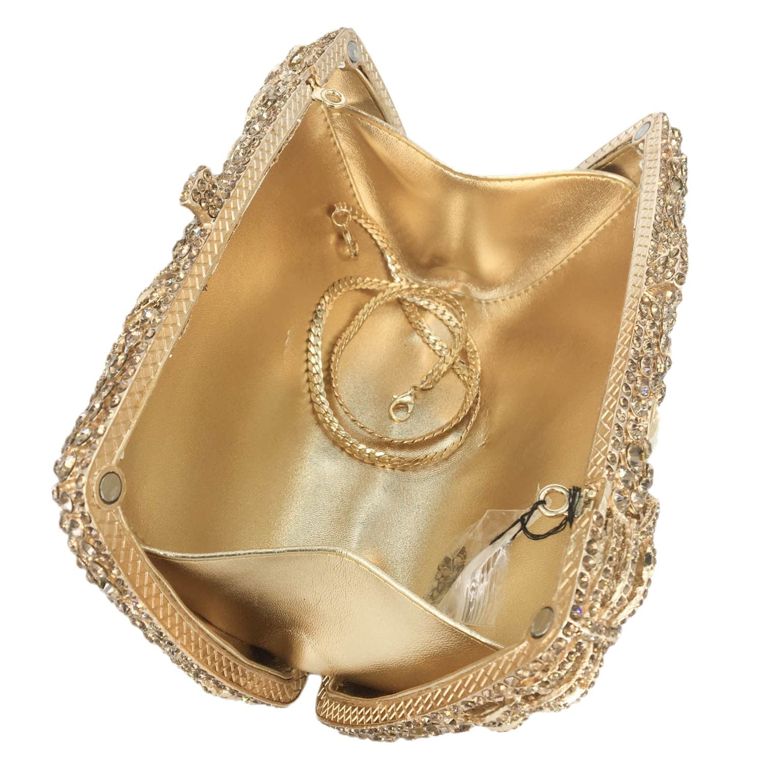 Luxury Crystal Rhinestone Clutch Purse Women Box Rhinestone Evening Bag for Formal Party Wholesales