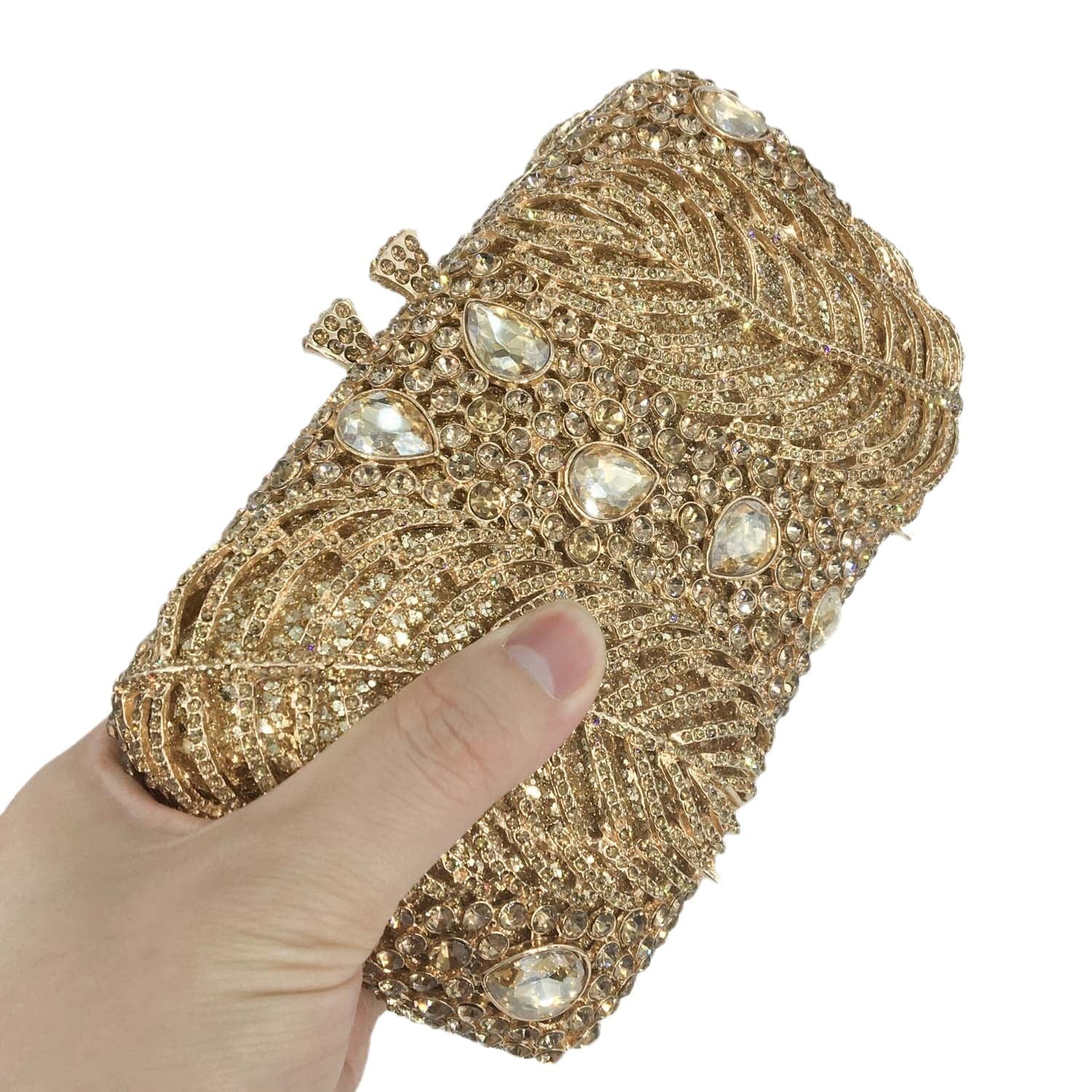 Luxury Crystal Rhinestone Clutch Purse Women Box Rhinestone Evening Bag for Formal Party Wholesales