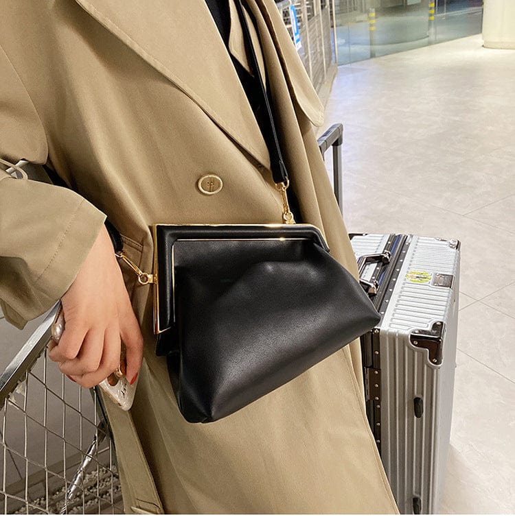 Luxury Designer Retro PU Leather Evening Clutch Bag Ladies Small Shoulder Messenger Bags