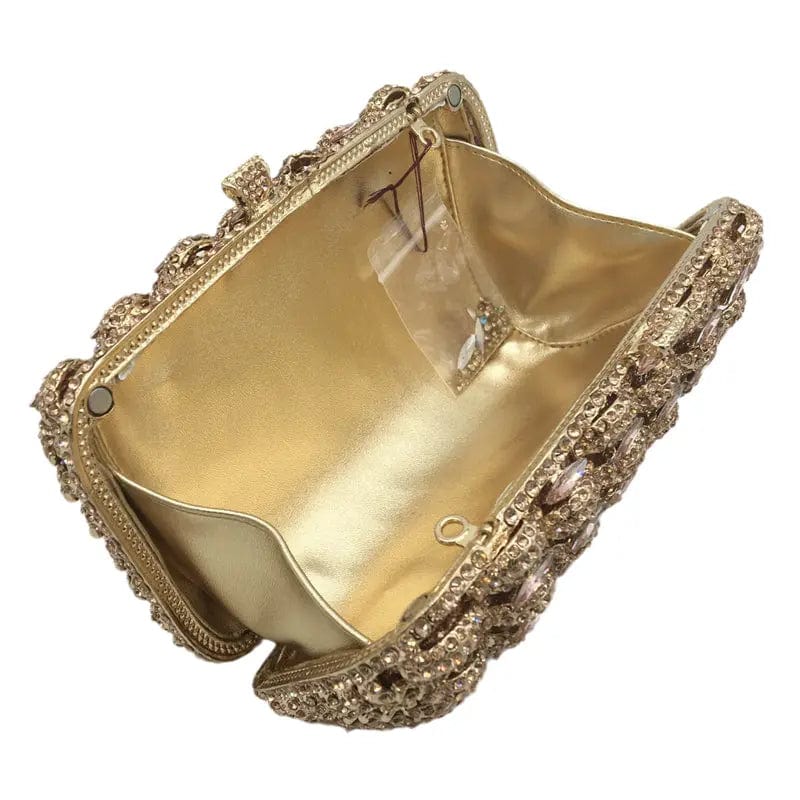 Luxury Evening Bag Crystal Clutch Wedding Prom Party Shinny Handmade Rhinestone Clutch Handbag Women