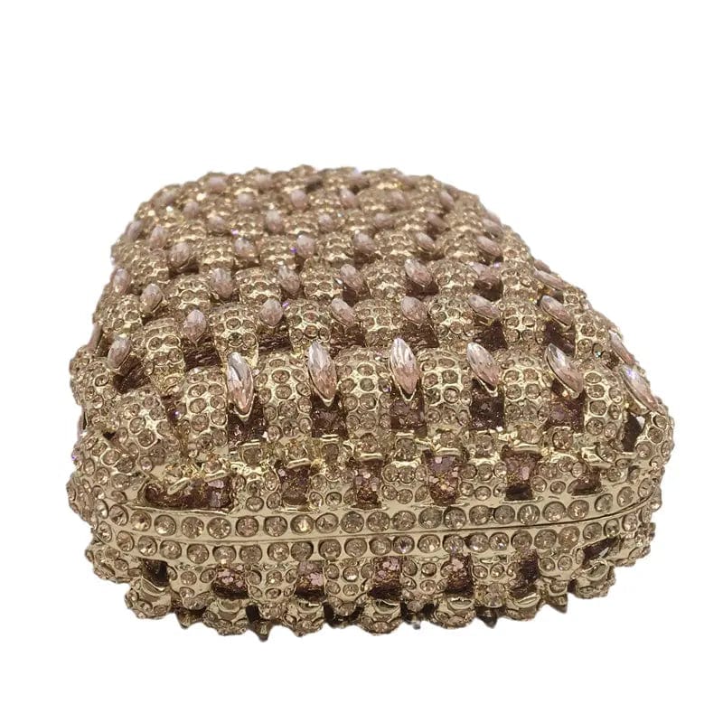 Luxury Evening Bag Crystal Clutch Wedding Prom Party Shinny Handmade Rhinestone Clutch Handbag Women