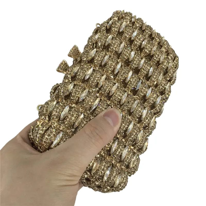 Luxury Evening Bag Crystal Clutch Wedding Prom Party Shinny Handmade Rhinestone Clutch Handbag Women