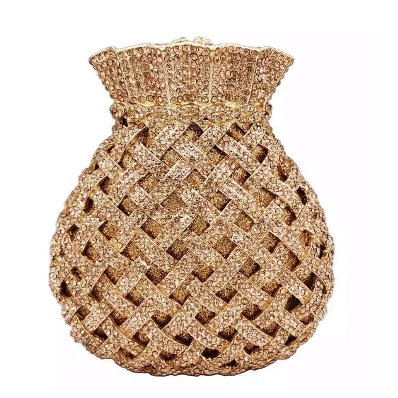 Luxury Ladies Crystal Bridal Evening Bag For Woman Designer Party Rhinestone Purse Wedding Pouch Clutch Bags Prom Beaded Handbag