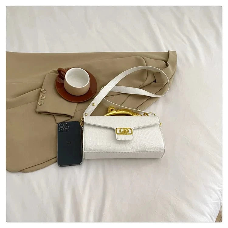 Luxury Leopard Alligator Pattern leather Bags Colorful Crossbody Bag Causal Crocodile Shoulder Bag Small Flap Top-handle Clutch