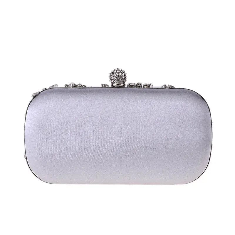 Luxury Rhinestone Party Purse Crystal Rhinestone Clutch Bag Diamond Handmade Purse Ladies Clutch Evening Bag