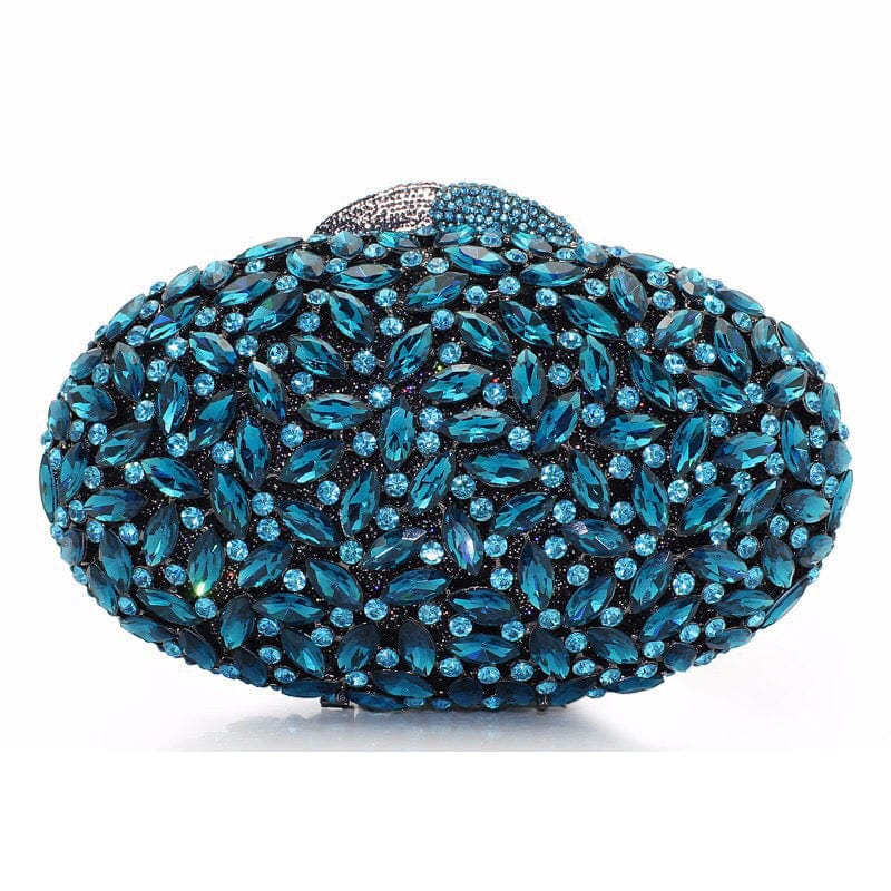 Luxury Sparkly Bling Feast Banquet Purse Royal Crystal Evening Clutch Hollow Out Purse Bag Party Wedding Female Handbags