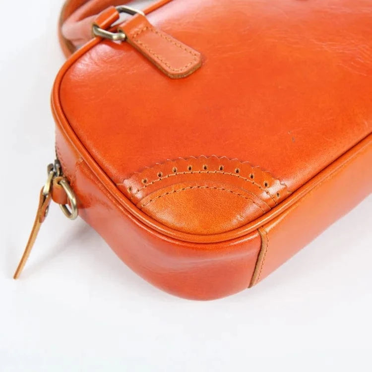 Luxury Vintage Genuine Leather Tote Bag For Women Ladies Customized Tote Bag With Logo Crossbody Bag