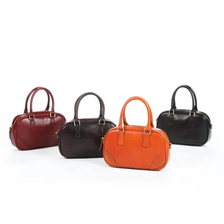 Luxury Vintage Genuine Leather Tote Bag For Women Ladies Customized Tote Bag With Logo Crossbody Bag