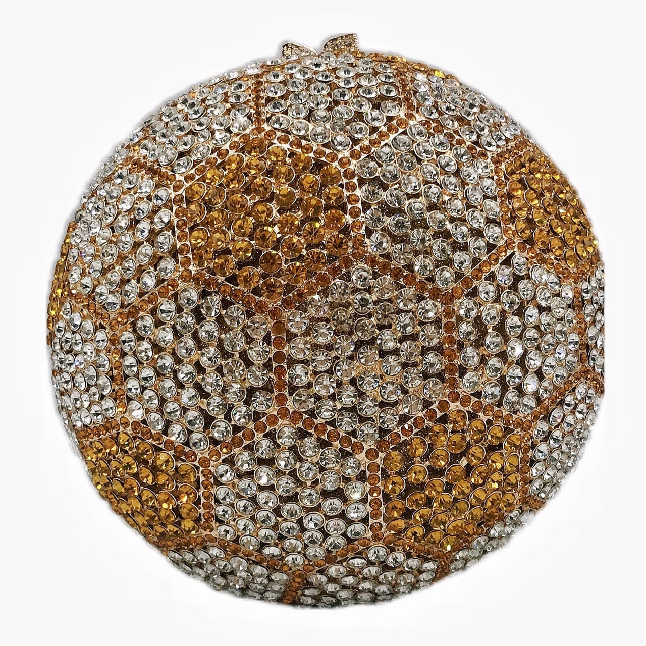 Luxury Woman's Mini Ball Clutch Crystal Handbag Soccer Ball Clutch Shoulder Bag Ladies Rhinestone Football Evening Bag