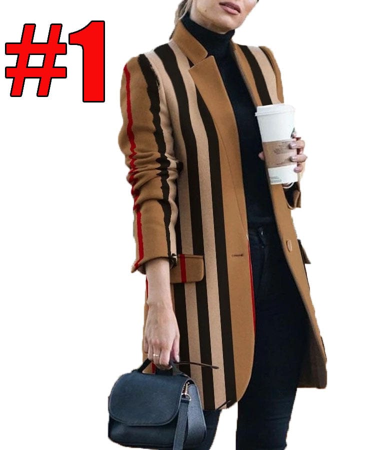 M / #01 Ladies Blazer Woman 2022 Work Suit Women's Jacket Office Lady Formal Women Blazers and Jackets Female Blazer 5XL