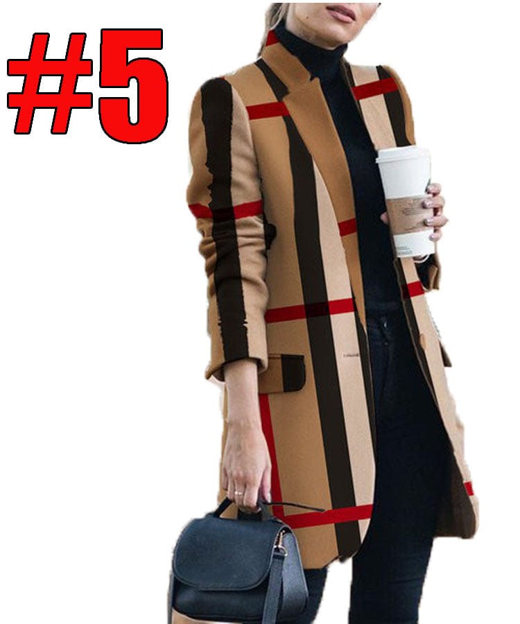 M / #05 Ladies Blazer Woman 2022 Work Suit Women's Jacket Office Lady Formal Women Blazers and Jackets Female Blazer 5XL