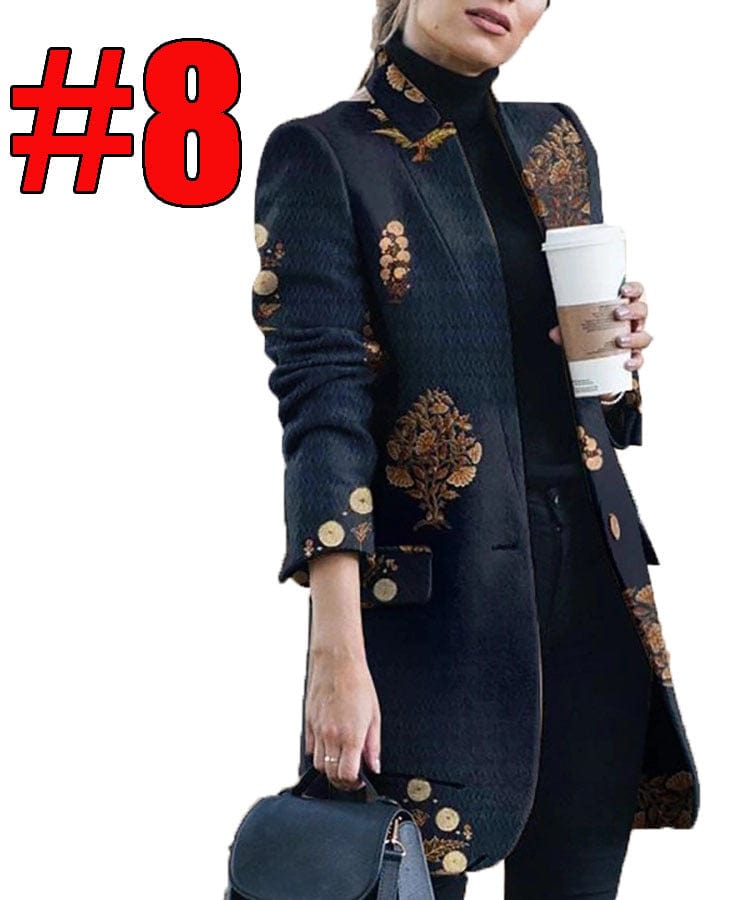 M / #08 Ladies Blazer Woman 2022 Work Suit Women's Jacket Office Lady Formal Women Blazers and Jackets Female Blazer 5XL