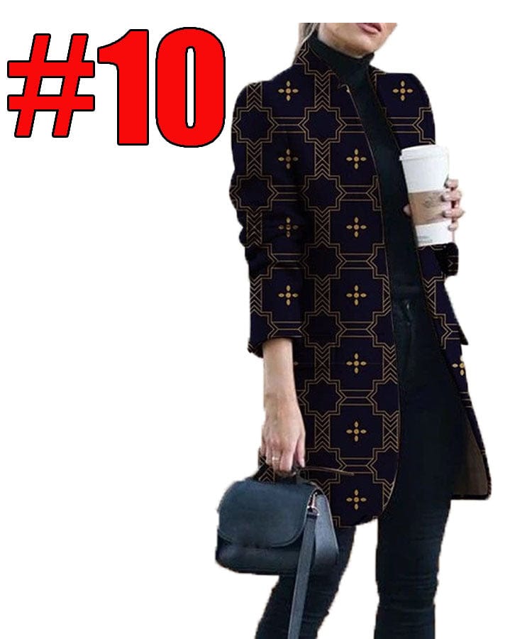 M / #10 Ladies Blazer Woman 2022 Work Suit Women's Jacket Office Lady Formal Women Blazers and Jackets Female Blazer 5XL