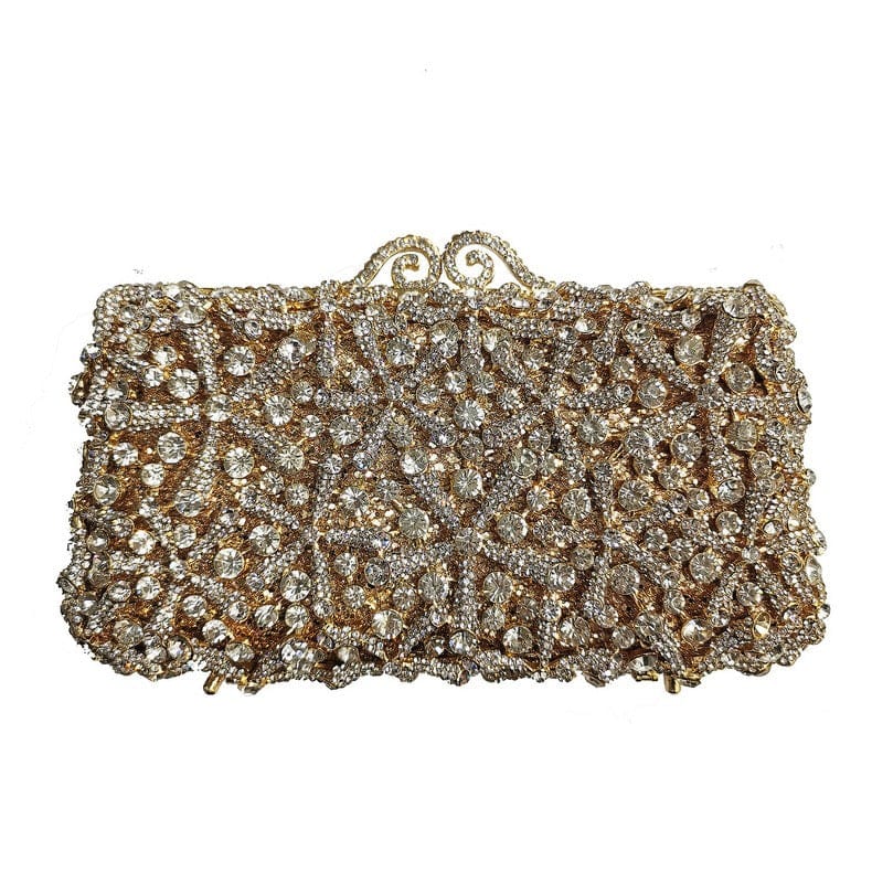 M / 28 Fashion designer clutch purses with rhinestones women crystal clutch evening bags for prom wedding party