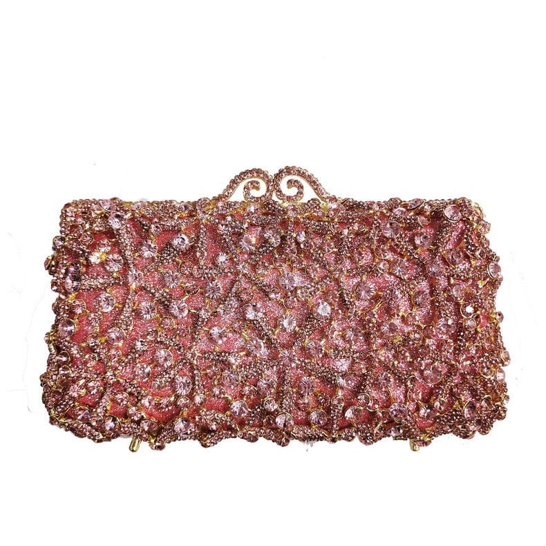 M / 29 Fashion designer clutch purses with rhinestones women crystal clutch evening bags for prom wedding party