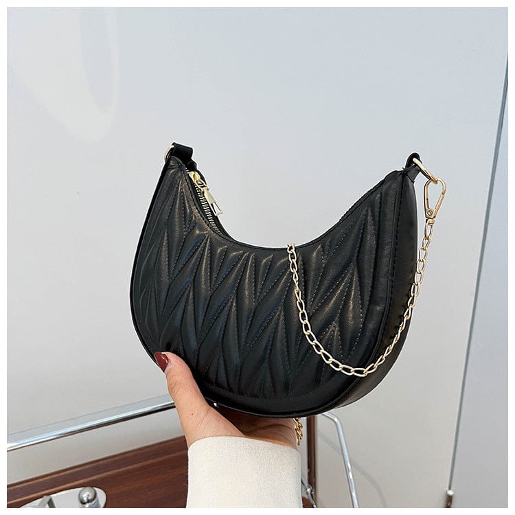 M / black 2022 Spring Portable Fashion Dumpling Bag 2022 New Ladies Leather Hand Bag For Women