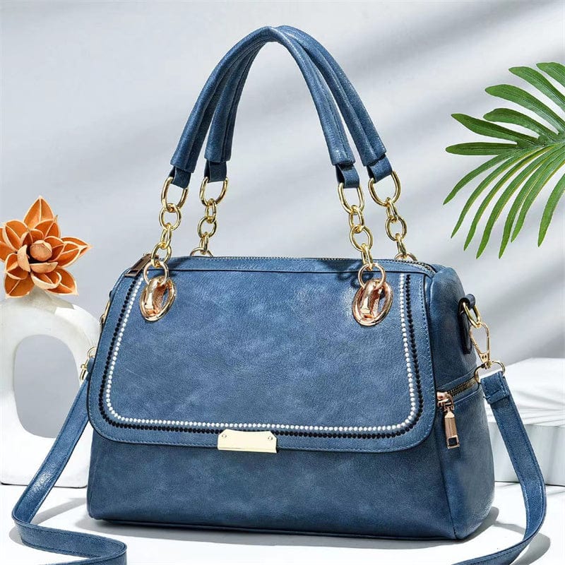 M / Blue new arrival elegant retro style party messenger bag luxury women high quality shoulder bag fashion hot selling handbags