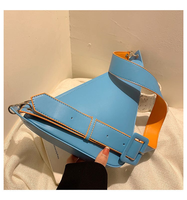 M / Blue New Design Triangle Shape Purses Designer Handbags 2022 Luxury Crossbody Bags Women Handbags Ladies