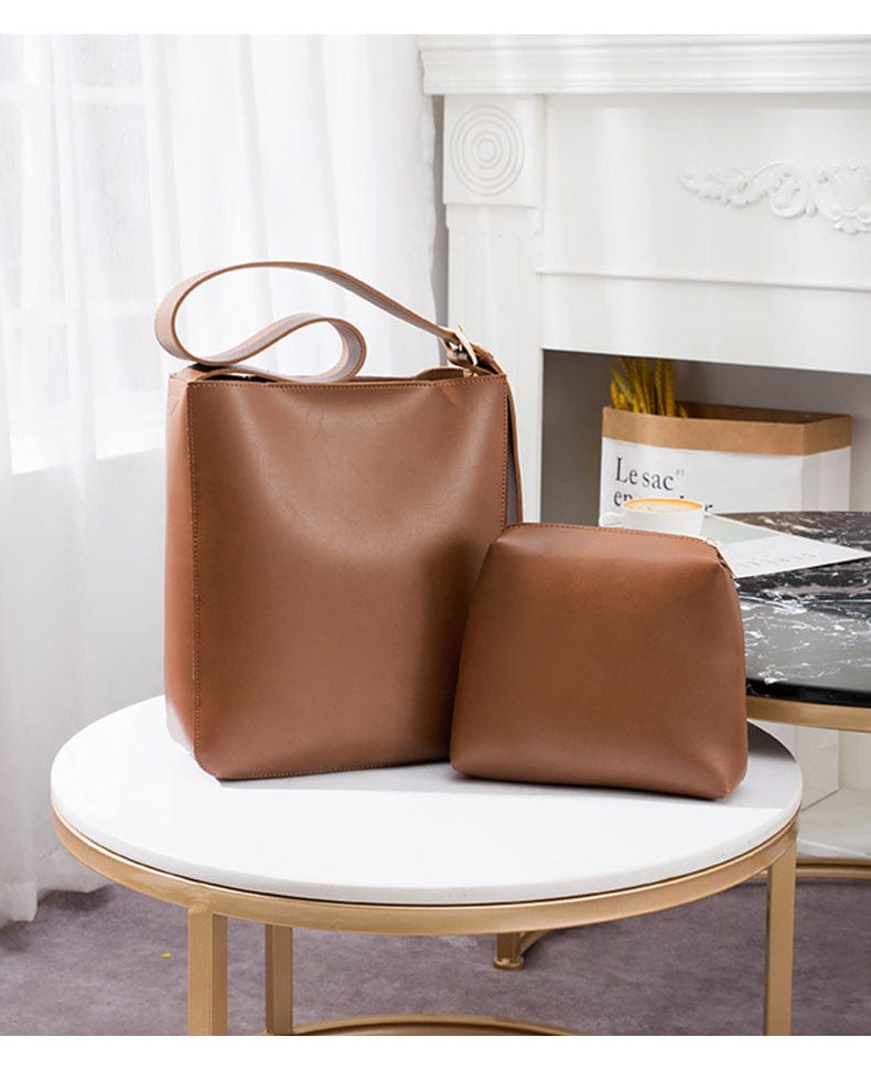 M / bucket free pouch Luxury Brand Designer Purses and Handbags for Lady Fashion 2022 Leather Women Shoulder Chain Messenger Hand Bags
