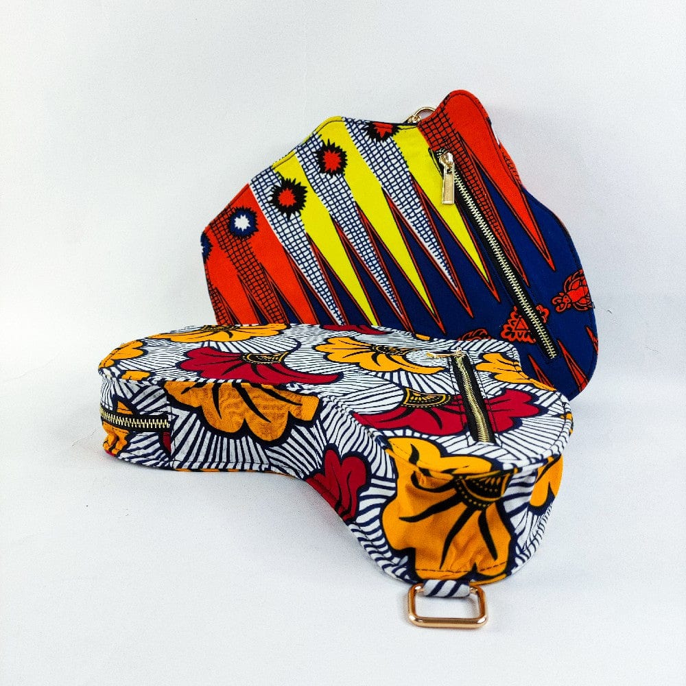 M / color 1 Trendy  African Printed Sac Ankara Wholesale special  Design African Map Bag  High Quality Factory Brand Design