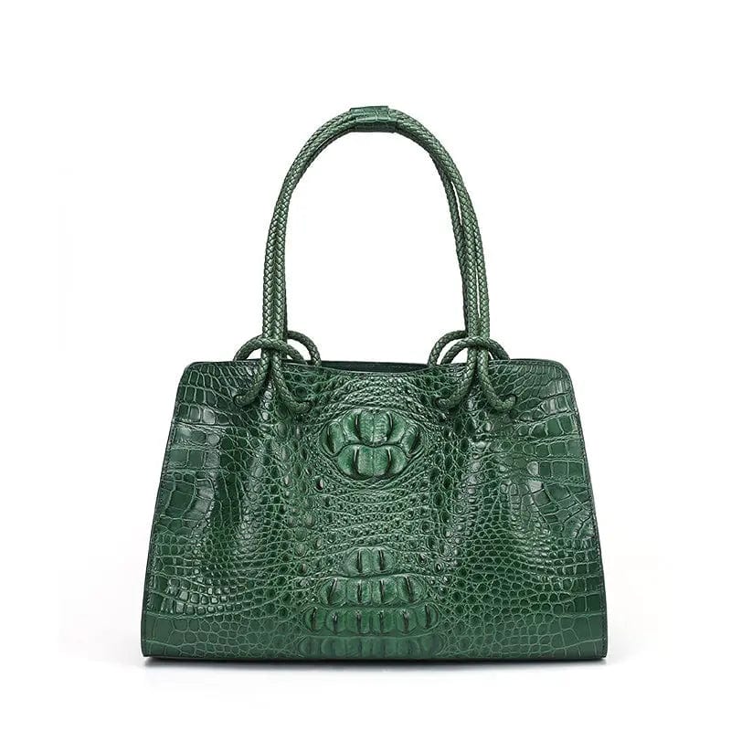 M / Deep green Lady shoulder handbag wholesale alligator handbag designer luxury handbags for woman