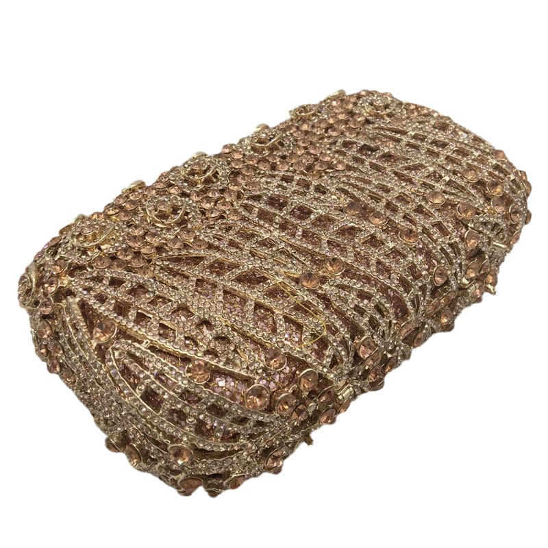 M / Gold Customized Women Stone Crystal Clutch Luxury Evening Bags Party Dinner Minaudiere Bag Diamond Dress Purses and Handbags
