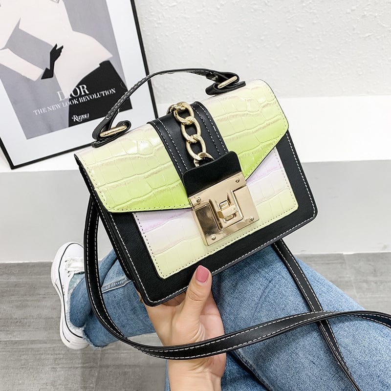 M / Gradient 03 Luxury fashion designer alligator leather purses and handbags ladies hand bag womens shoulder for women