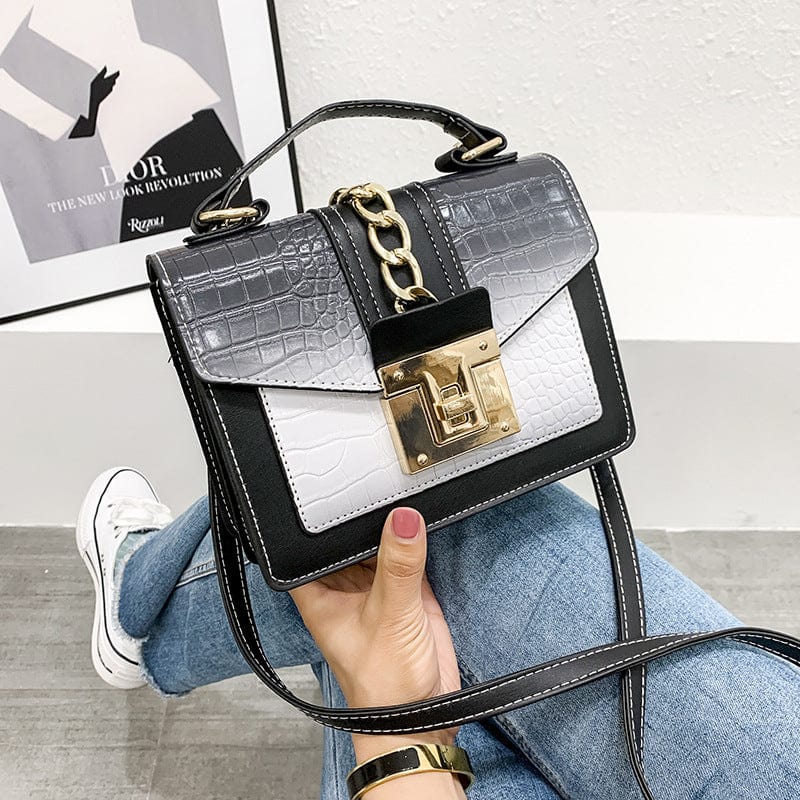 M / Gradient 04 Luxury fashion designer alligator leather purses and handbags ladies hand bag womens shoulder for women
