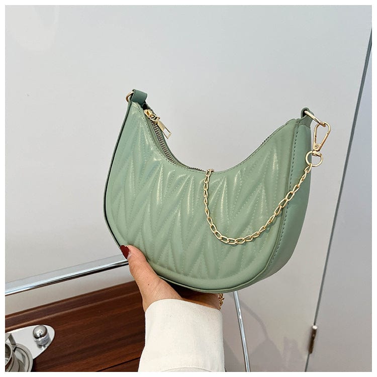 M / green 2022 Spring Portable Fashion Dumpling Bag 2022 New Ladies Leather Hand Bag For Women
