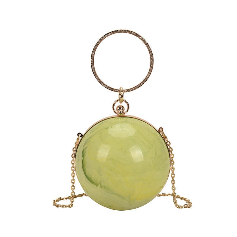 M / green Ins Fashion Acrylic Evening Clutch Purses and Handbags Women Luxury Rhinestone Ladies Hand Bags 2022