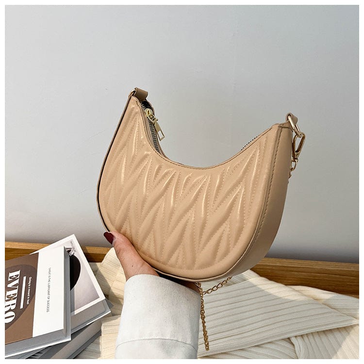 M / Khaki 2022 Spring Portable Fashion Dumpling Bag 2022 New Ladies Leather Hand Bag For Women