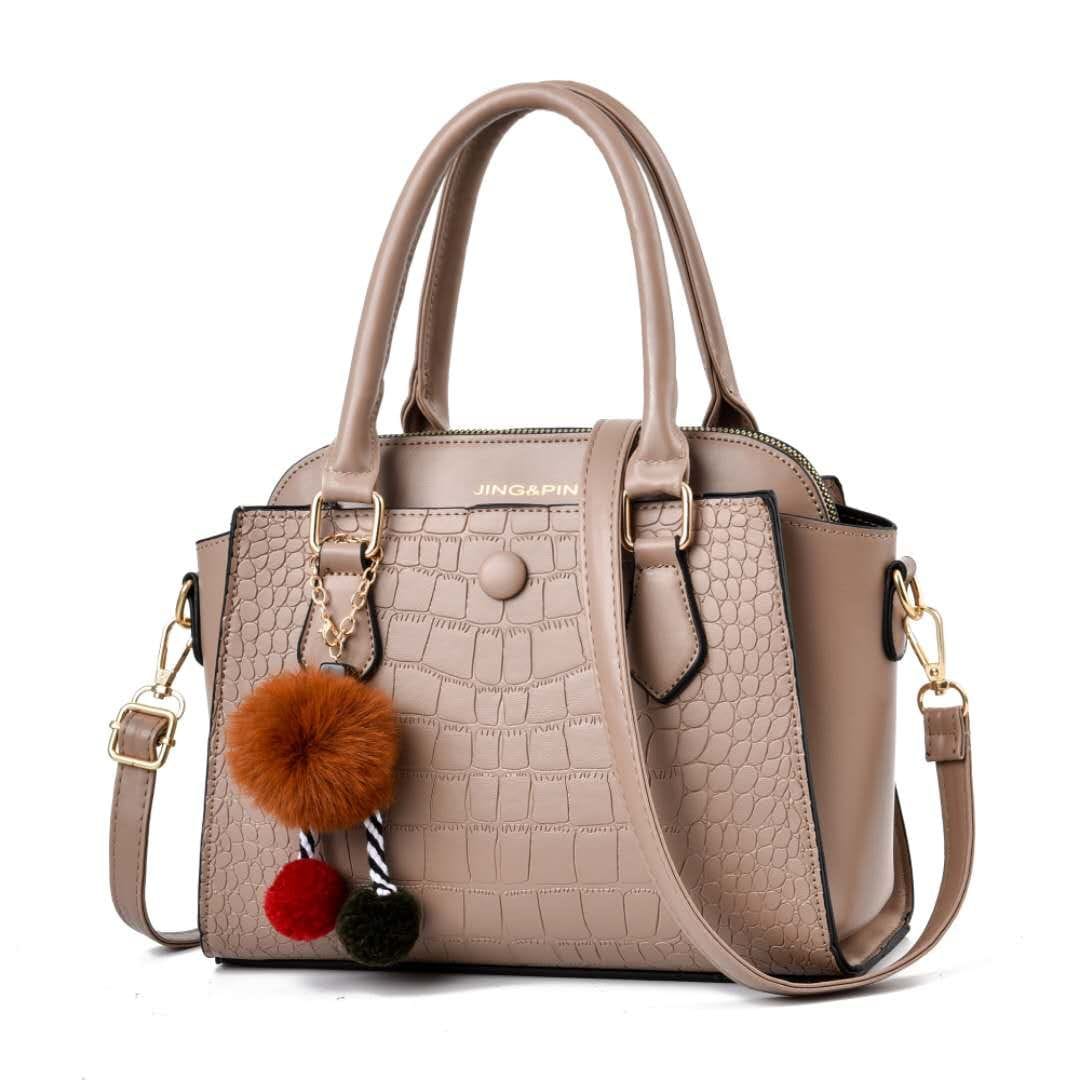 M / Khaki New fashion factory wholesale hand bag crocodile grain women's bag cross body  shoulder bag  13138