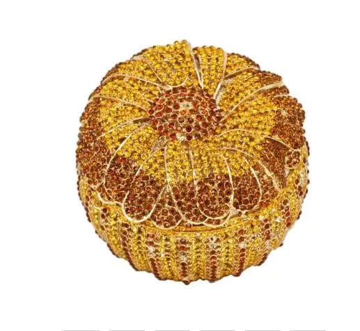 M / Mix Color Latest Trending Beautiful Fashion Bling Crystal Rhinestone Flower Clutch Evening Bags Bridal Luxury Customized Handbag