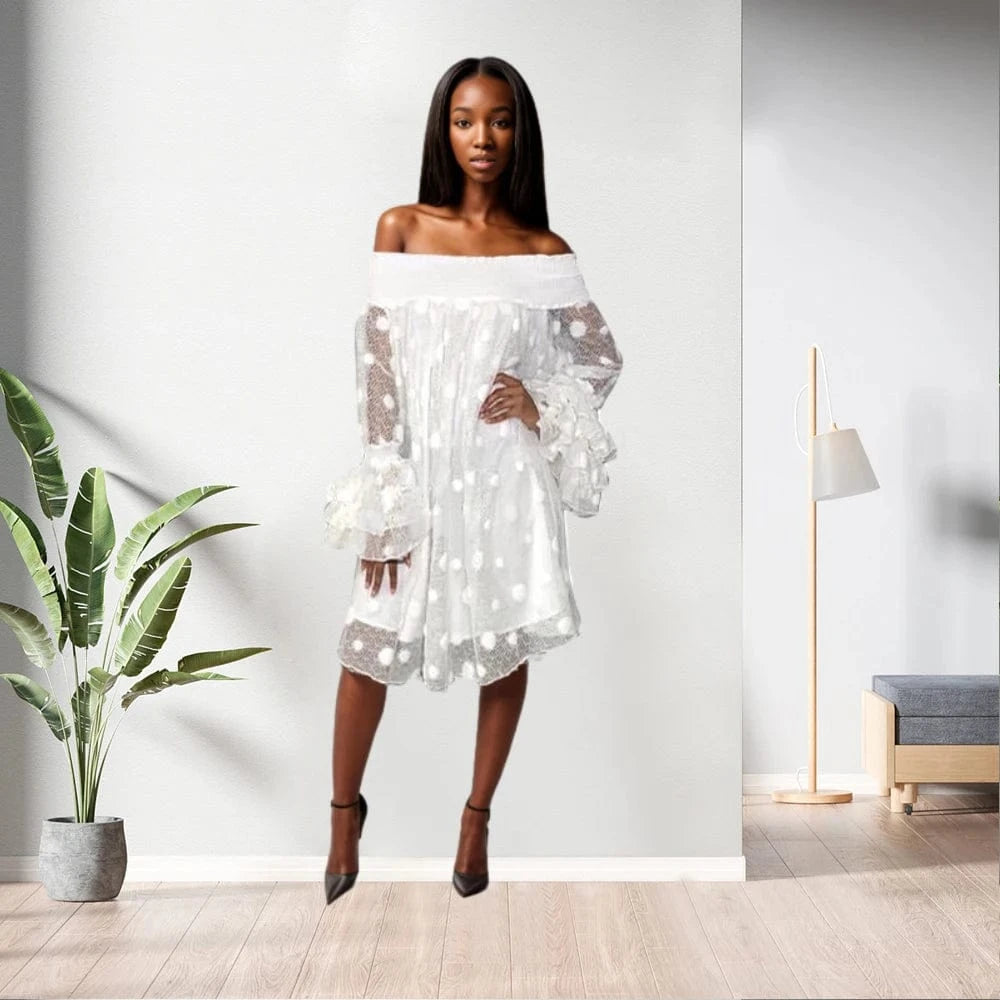 M / pic 1 90703-MX25 off shoulder fit and flare plus size dress for girls