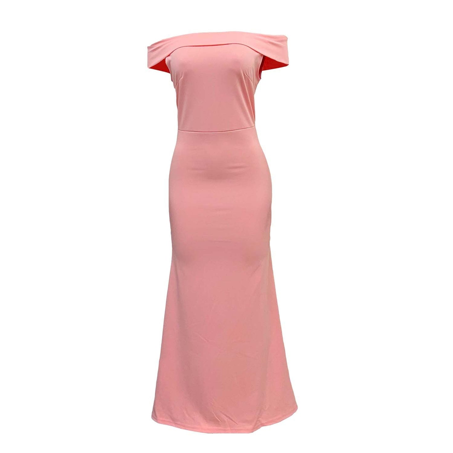M / Pink New Design 2022 Evening Dresses Women Elegant Casual Plus Size Party Dress Womens Bodycon Ruffles Maxi Dresses