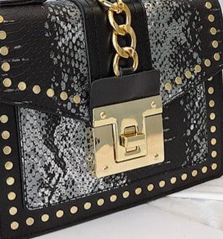 M / Sliver snakeskin Luxury fashion designer alligator leather purses and handbags ladies hand bag womens shoulder for women