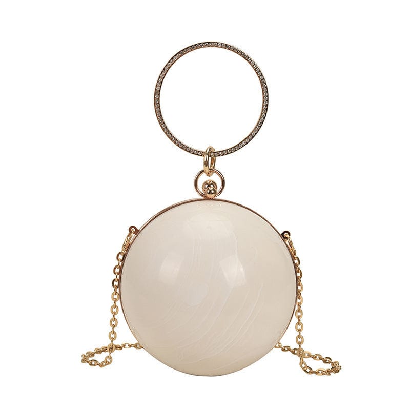 M / White Ins Fashion Acrylic Evening Clutch Purses and Handbags Women Luxury Rhinestone Ladies Hand Bags 2022