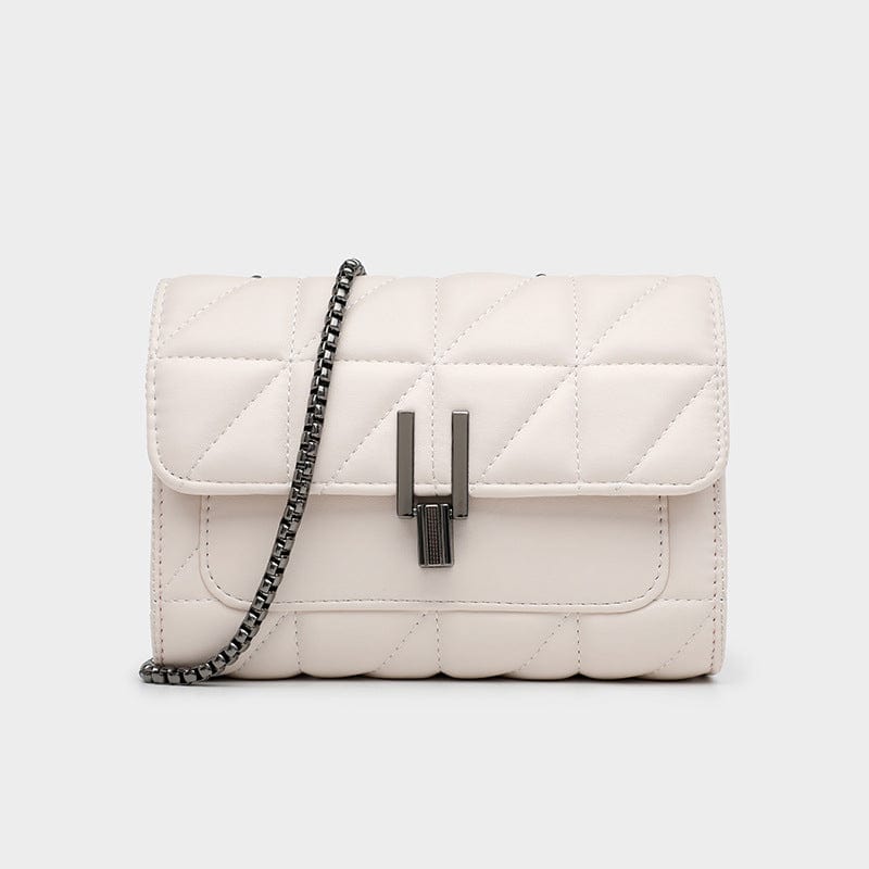M / White Luxury Brand Designer Purses and Handbags for Lady Fashion 2022 Leather Women Shoulder Chain Messenger Hand Bags