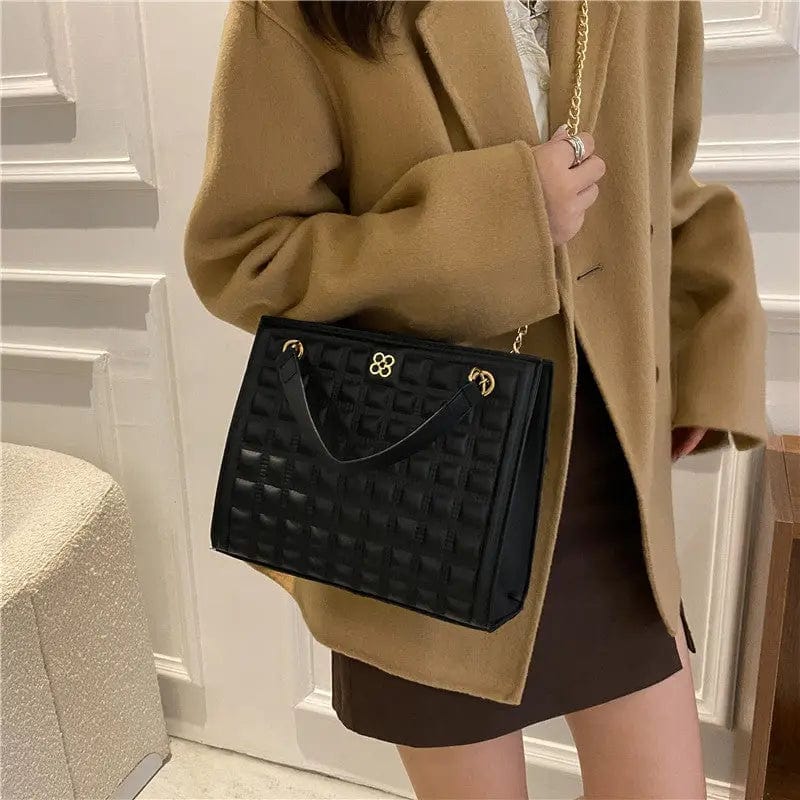 M296 Luxury Handbags for Women Brand Tote Designer Chain Large Shoulder Travel Bags Patent Leather Messenger Bags