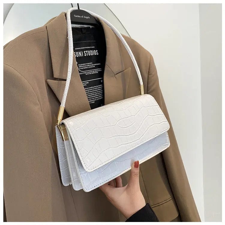 M420 Fashion Luxury Handbags Designer Shoulder Bags For Women New Stone Pattern Underarm Flap Ladies Hand Bags