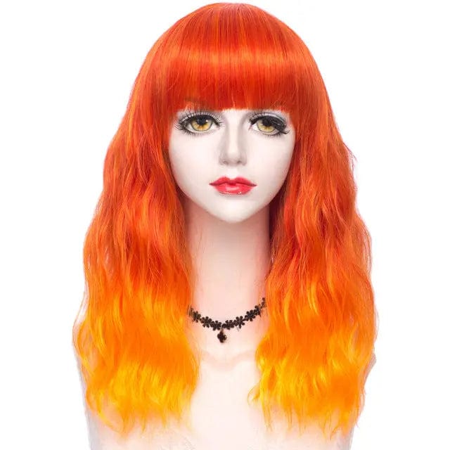 Mcoser 13 Colors 45CM Ombre Long Curly Hair