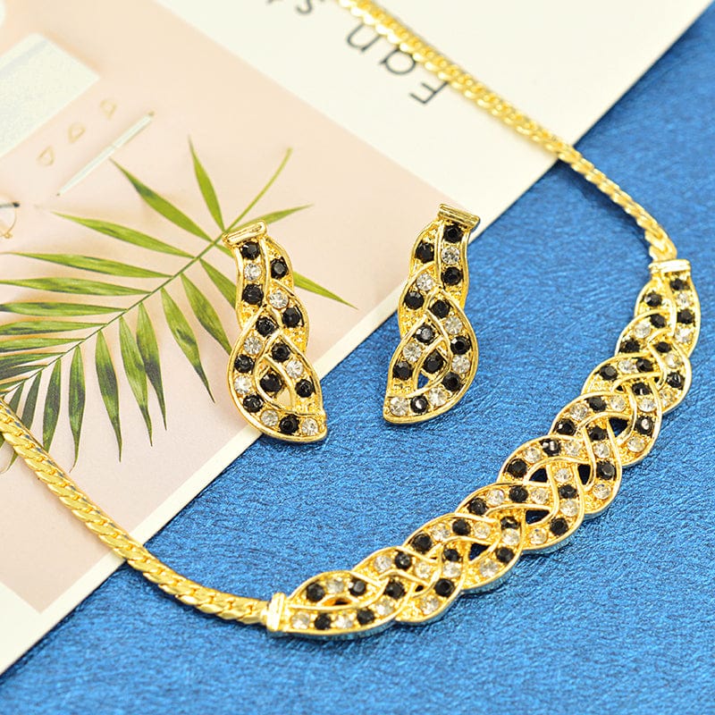 Mexico high quality copper Women wedding party big accessories for women indian bridal jewelry set wedding