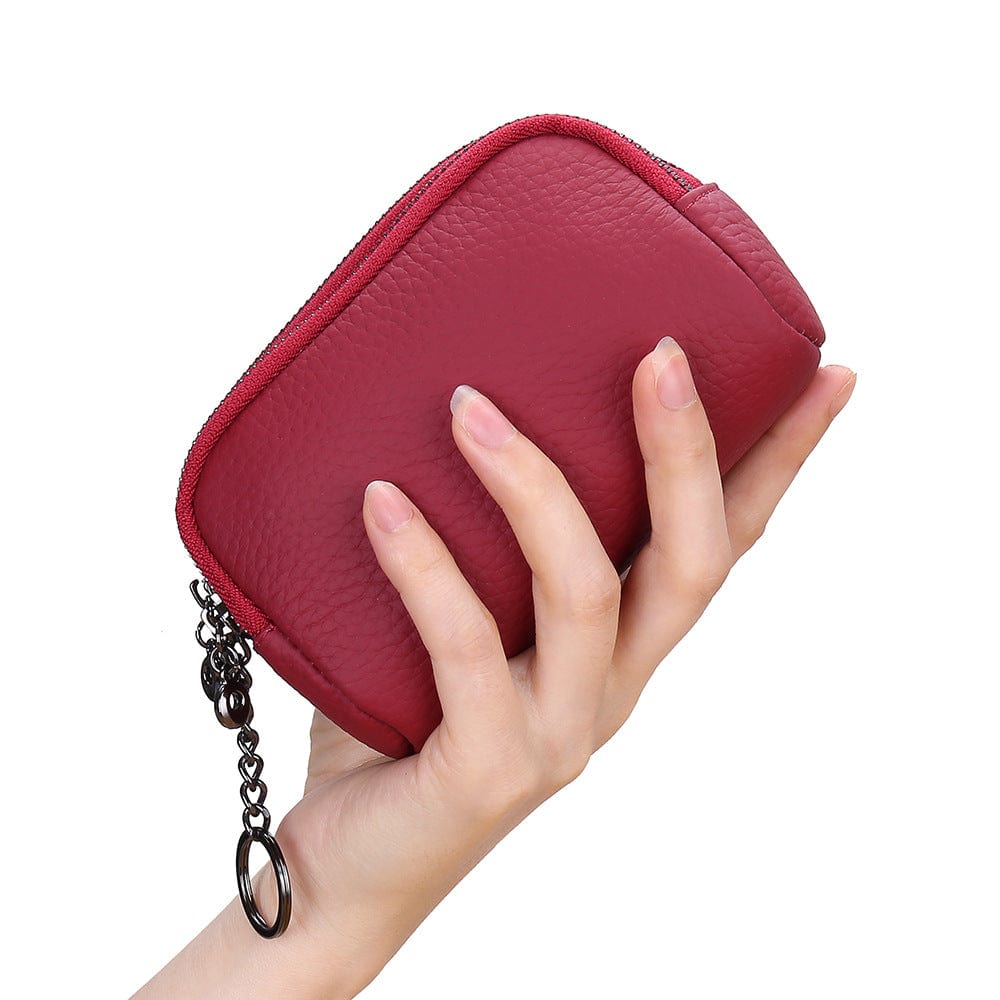Minimalist Women Japanese Genuine Leather Coin Purse Mini Creative Female Cute Coin Bag