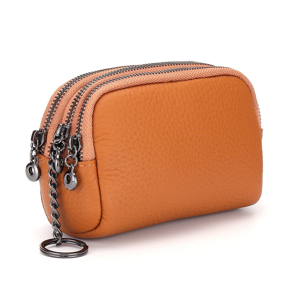 Minimalist Women Japanese Genuine Leather Coin Purse Mini Creative Female Cute Coin Bag