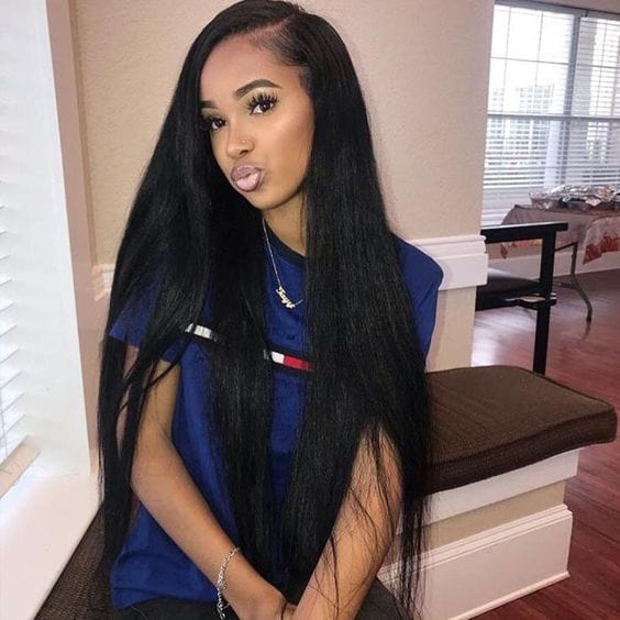 Mink Brazilian Hair Virgin Cuticle Aligned Hair Bundle, Straight Wholesale Raw Human Hair Extension