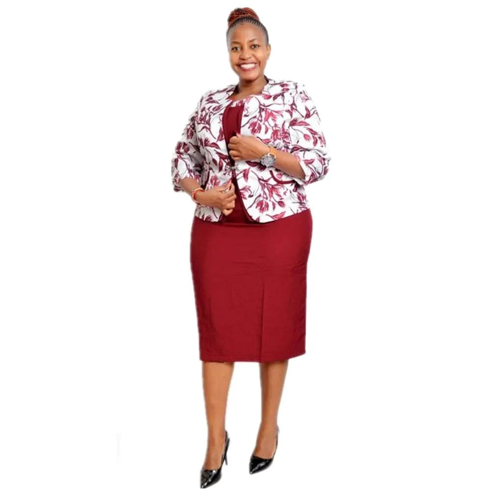 Modern office ladies formal office wear 5XL plus size women church dress